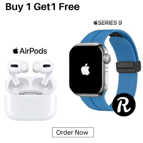 🔥 Apple Watch Series 9  + Airpods Pro!"🔥