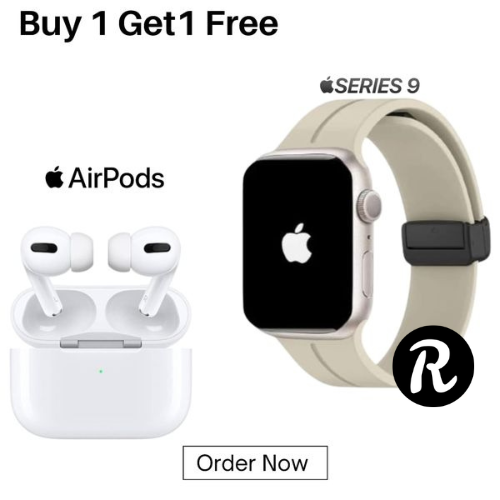 🔥 Apple Watch Series 9  + Airpods Pro!"🔥